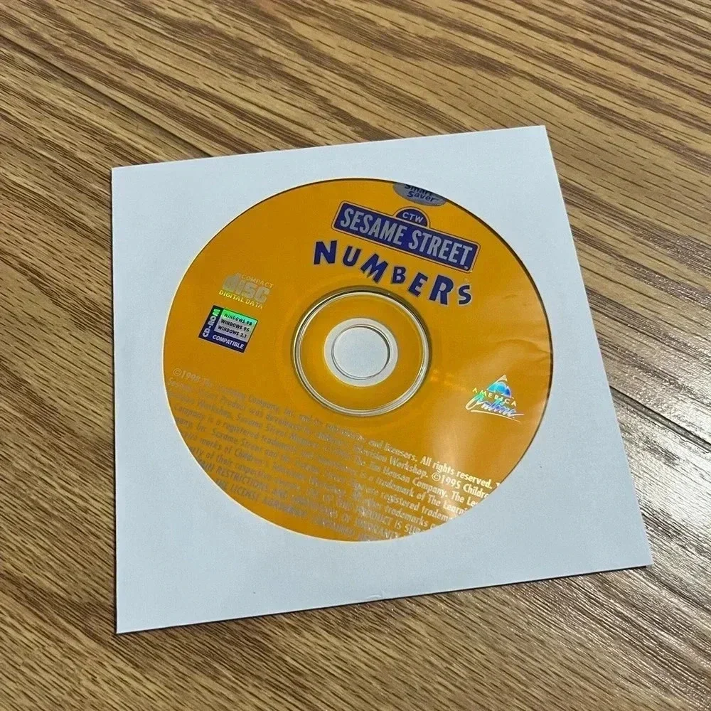 Sesame Street Numbers PC Game 1998
